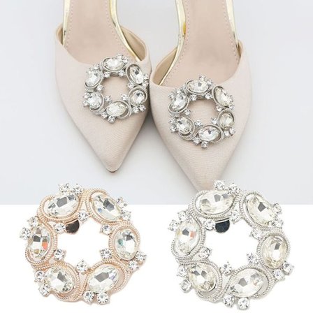 1 ST Skodekorationer Clip Shiny Clips Charm Spänne - spot sales