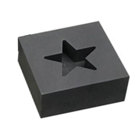 Guld Silver Tacka Form Grafit Degel Form Smältande Guld Silver Icke-järnmetallgjutning Raffinering Skrot Smycken Star