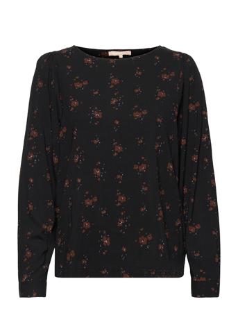 Srellie Ls Blouse Black Soft Rebels