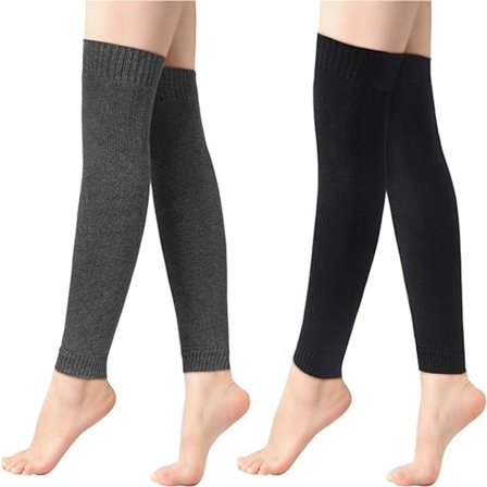 2 par - Overknee strumpor - Benvärmare - Husstrumpor - Långa strumpor - Strumpor - Varma benvärmare