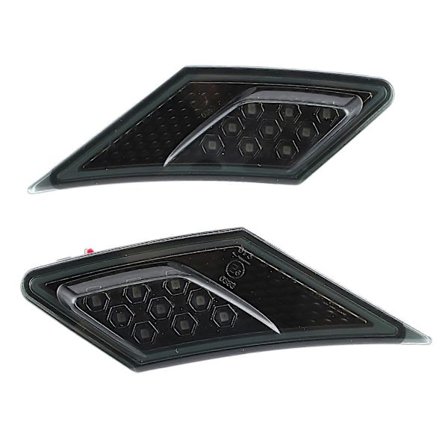 Par LED Sidomarkeringsblinkers Bladlampor Rökt Lins Passar Scion FRs Subaru BRz GT86 1320