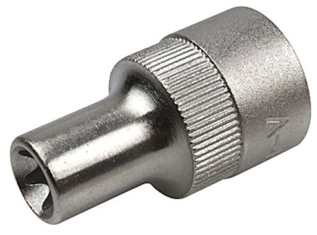 PELA 84383 Hexagon bit ærme 1/2", 55 mm H17, Håndværktøj