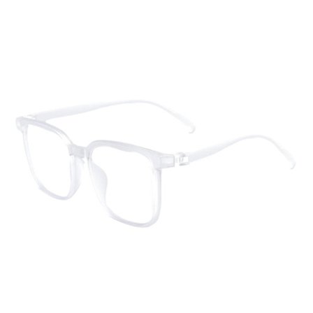 Anti-Blue Light Glasögon Runda Glasögon VIT VIT