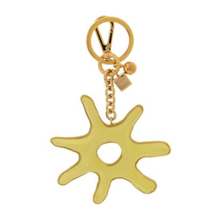 Jacquemus, Sun-shaped keyring Geel, Dames, Maat:ONE Size