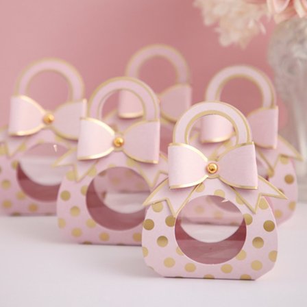 10 kpl Wedding Favor Box Suklaakaramellirasiat PINK