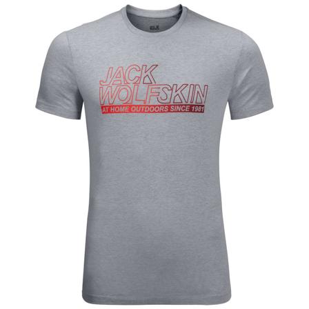 Jack Wolfskin Men's Ocean Tee Men short-sleeved sweaters Grey S