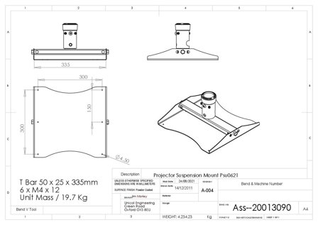 UNICOL PROJECTOR MOUNT NEC BENQ