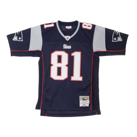 Mitchell & Ness, Football No 81 jacket Blauw, Heren, Maat:M