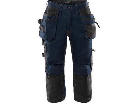 FRISTADS Piratbyxa Green Stretch 2903 GWM Svart C62 - Lyreco - Arbetskläder - Arbetsbyxor och shorts - Arbetsshorts och piratbyxor