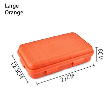 1st Reseförvaringslåda Överlevnadslåda STOR ORANGE STOR ORANGE