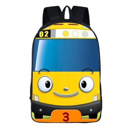 16 tommer TAYO Buss Ryggsekk Tegneserie Barn Ryggsekk Gutter Jenter