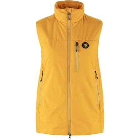 Fjällräven Women's Bergtagen 60 Insulation vest in Mustard Yellow | Size: Small, Primaloft