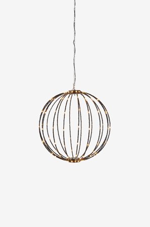 Star Trading - BREEZE LED-riippukoriste ø 40 cm - Musta - Koristevalaisimet - - Homeroom