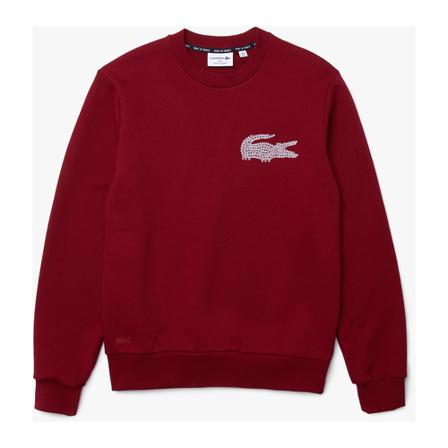Lacoste, Sweatshirts Czerwony, Mężczyzna, Rozmiar: M