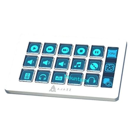 Akp153 Pöytäkoneen ohjainkonsolin paneelin ohjelmointipikanäppäin 15-näppäiminen näppäimistö langallinen PC-lisävaruste Windowsille-B