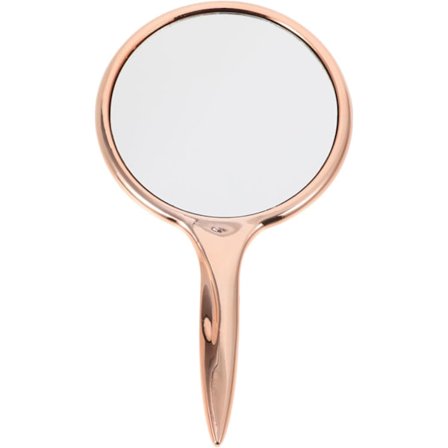 Håndholdt rundt spejl tegneserie makeup spejl håndspejl lille spejl med håndtag lille spejl til kosmetisk spejl A