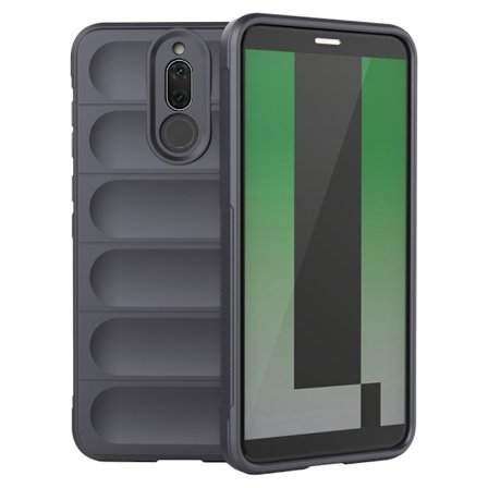 Blødt grebsformet cover til Huawei Mate 10 Pro - Sølv/Grå