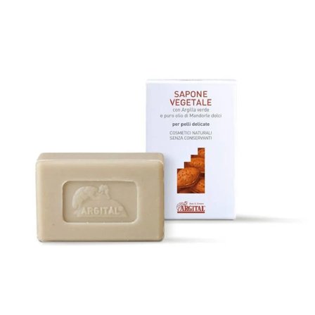 Argital Sapone Vegetale Argilla Verde E Mandorle Dolci 100g