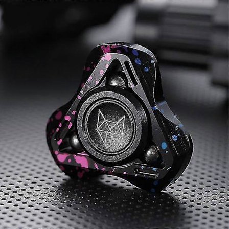 Fox Fidget Spinner Edc Metall Stressreduserende Leker Trekantet Aluminium Legering Hånd Spinner Lindre Angst Dekompresjonsleker