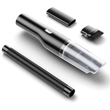 Bilstøvsuger med HEPA-filter 5.5KPa Mini bærbar støvsuger Våt tørr håndholdt støvsuger Oppladbar bilstøvsuger