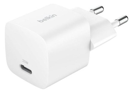 Belkin 25W USB PD Wall Chrg w PPS WHT