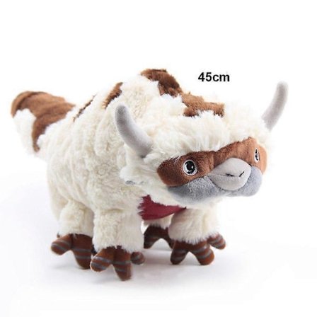50cm Ny APPA Plysj Avatar The Last Airbender Appa Avatar Fylte Dukker Leker for Barn