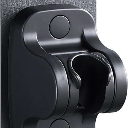 Brusehylde, 2 dele, hjørne med sugekop, rustfrit stål, selvklæbende, til køkken osv.