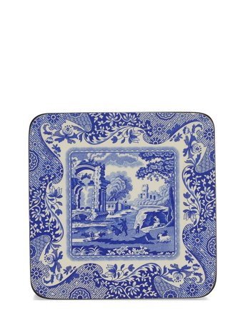 Spode | Blue Italian Blue Italian Coasters - Set Of 6 | 10.5X10.5CM