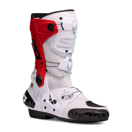 Motorradstiefel Sidi Rex Air Weiß/Rot 43