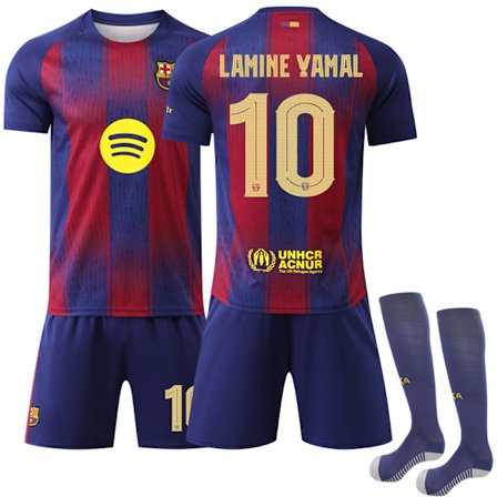2025-2026 Barcelona Champions League version fodboldtrøje nr. 10 Yamal