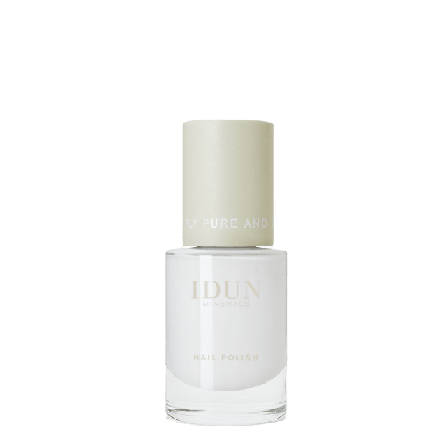 IDUN Minerals Nail Polish Månsten Classic White Nagellack Unisex Vit 11 ML
