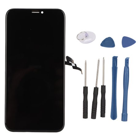 Telefon Master Skjerm Bytte Full Kit LCD Display Berøringsskjerm Montering med Verktøy for iPhone X