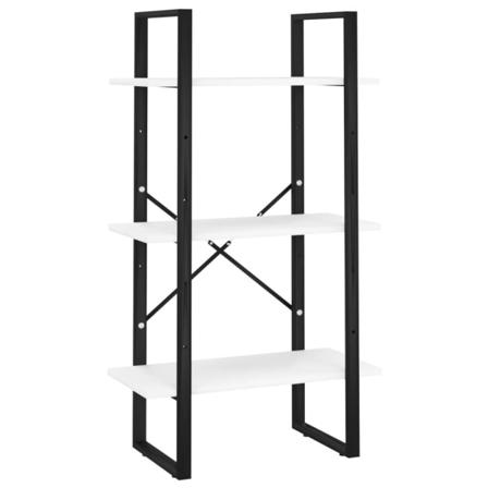 Vidaxl Förvaringshylla Vit 60x30x105 Cm Konstruerat Trä Vit