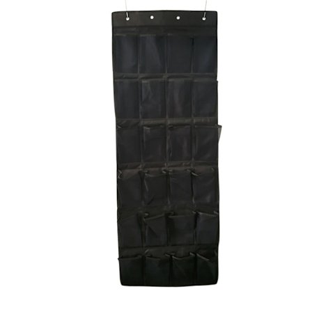 24 Mesh över dörren Organizer Hängande garderob Skohängare Förvaring
