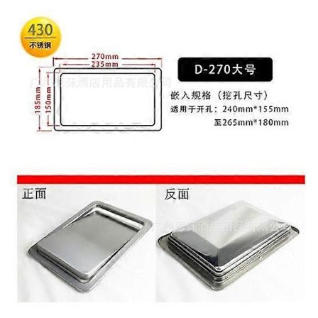 Sopsäck med Svängbart Lock Inbyggd Typ Sopsäck Lock Skydd i Rostfritt Stål Sopsäck Lock