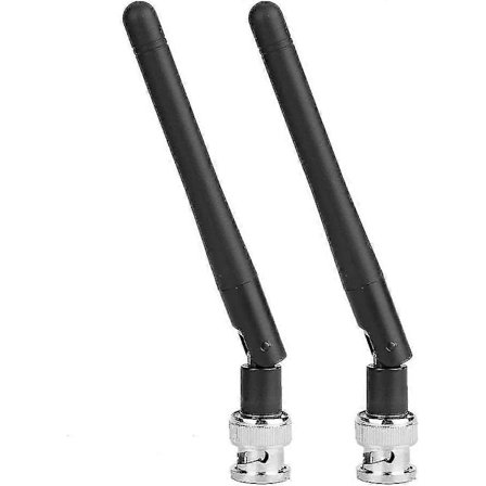 UHF-antenne, 2 stk. UHF-antenne med BNC-kontakt for Sennheiser EW100 EW300 EW500