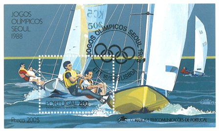 Portugal 1988 - MICHEL blok 60 - Miniark - Stemplet