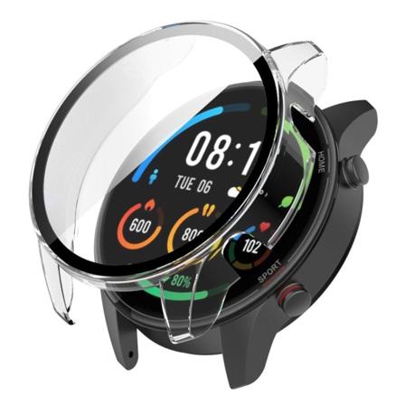 Xiaomi Mi Watch Color Urheilukehys + karkaistu lasi - Läpinäkyvä Transparent