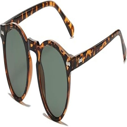 Retro Runde Polariserte Solbriller Herre Dame, Vintage Polariserte Solbriller Klassiske Trendy Nyanser Unisex UV-beskyttelse