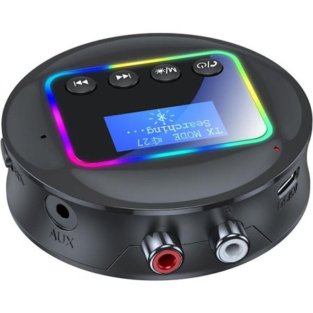 5.4 Bluetooth-modtager til hjemmestereoanlæg, trådløs sender-modtageradapter til TV, hovedtelefoner, højttalere, fly, hjemmebiograf, PC, bil, TF, AUX