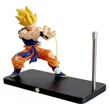 Natlampe med tegneseriefigur, blødt LED-skær, magnetisk displayfod giver svævende effekt