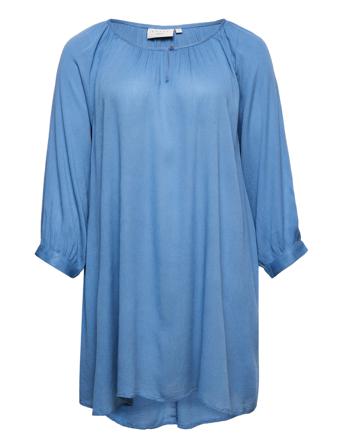 Kcami 3/4 Sl Tunic Blue Kaffe Curve
