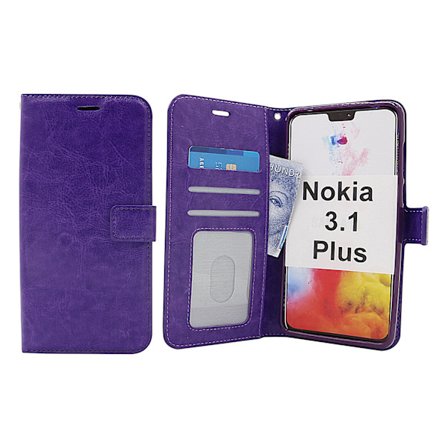 Crazy Horse Wallet Nokia 3.1 Plus