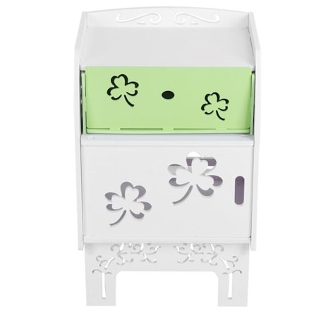 Moderne hvite nattbord Nattbord Oppbevaringsskap for stue Soveromsinnredning