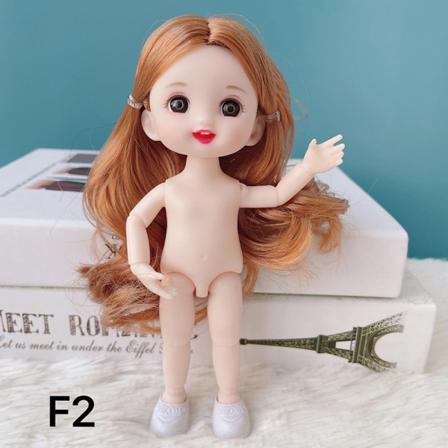 16-17 Cm Flickdocka 1/8 Movable Ed Nude Body Ob11 Accessoarer Gir