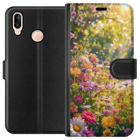 Kompatibel Tegnebogsetui til Huawei P20 lite TIMELESS DESIGN