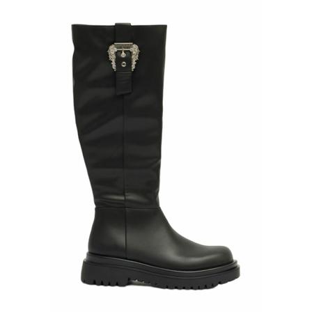 Versace Jeans Couture, High Boots Czarny, Kobieta, Rozmiar: 38 EU