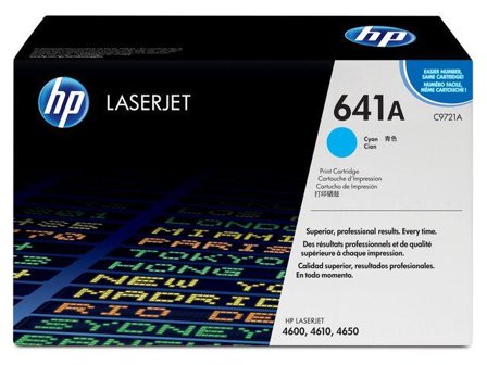 HP 641A - cyan - original - LaserJet - tonerpatron (C9721A)