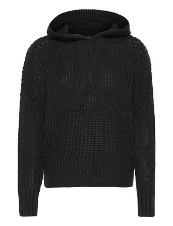 Vmlayla Ls Hood Blouse Bf Black Vero Moda