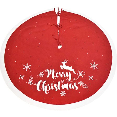 Rundt juletre skjørt